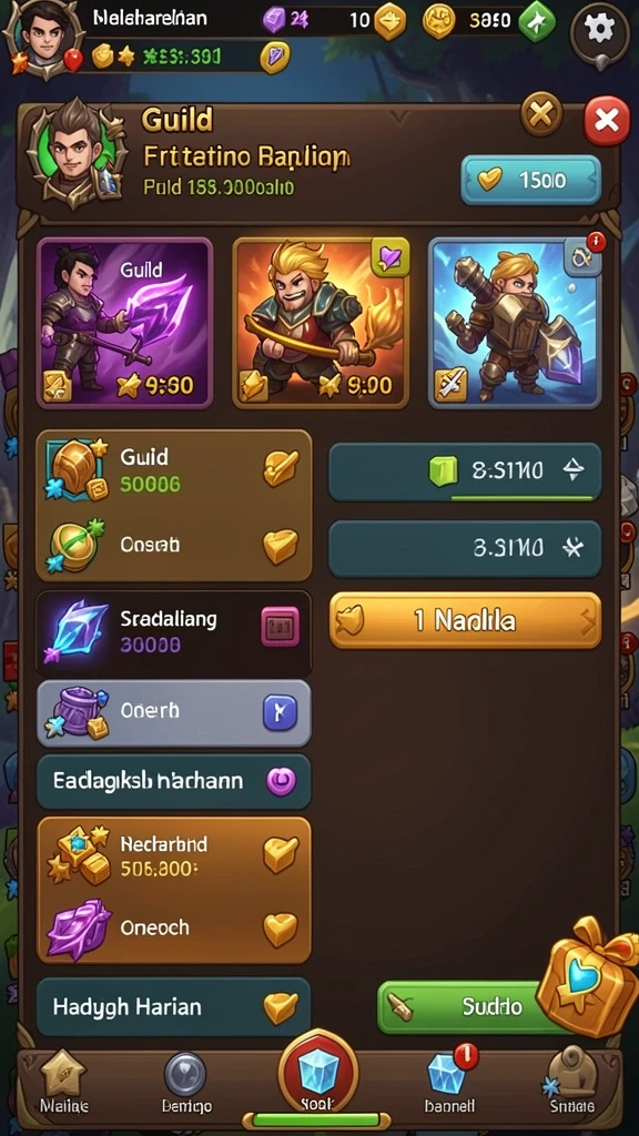 Karakter-karakter unik dan menghibur dalam game.