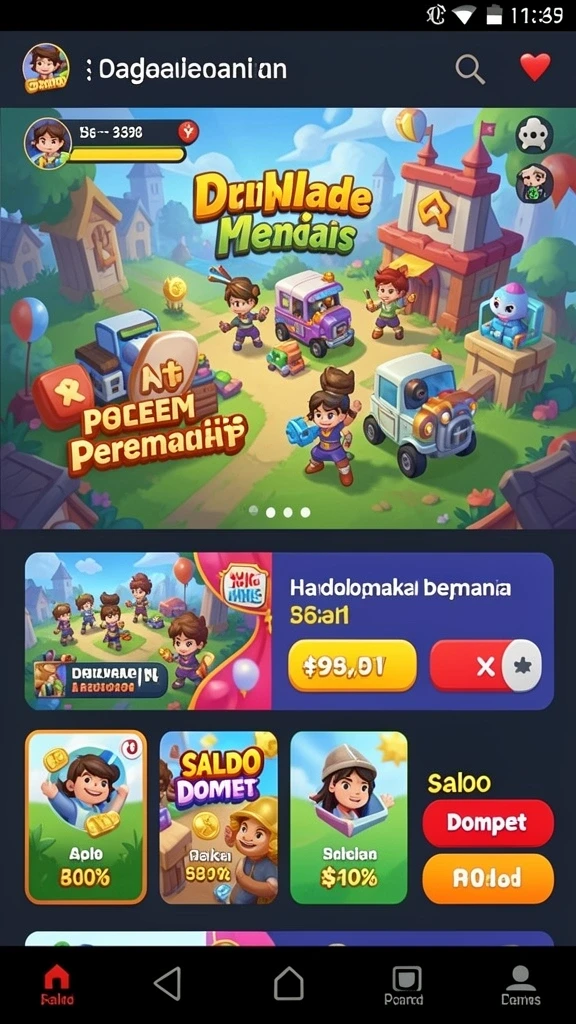 Dunia fantasi yang indah dan penuh warna dalam ADG62.