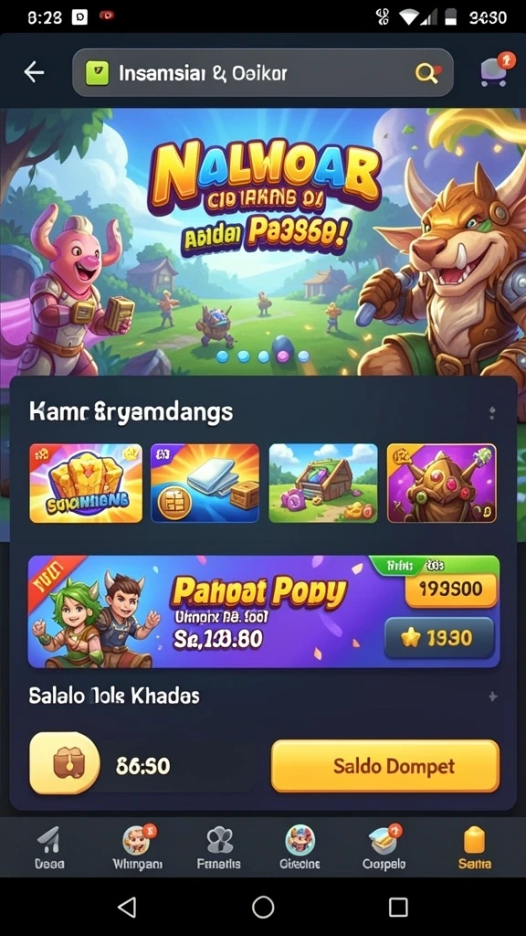 Tampilan antarmuka AJO89 yang menarik dan ramah pengguna.