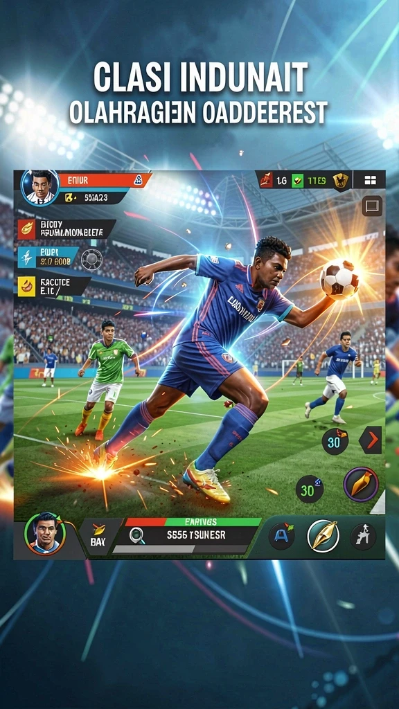 Tampilan awal game yang menarik dan interaktif.