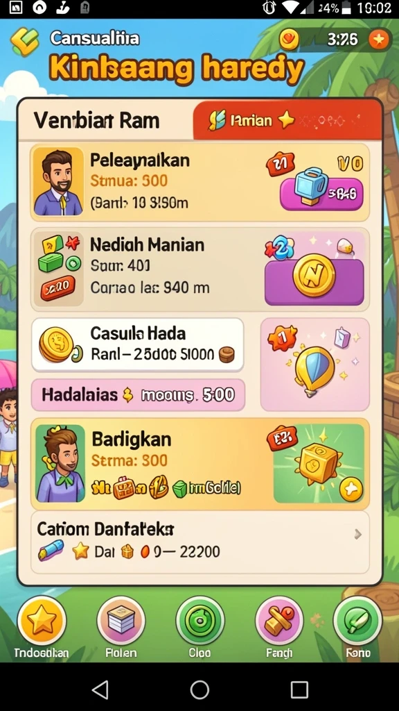 Level baru yang menantang untuk dijelajahi.