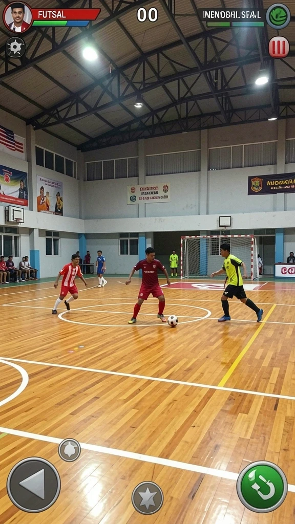 Menu permainan yang mudah dinavigasi.