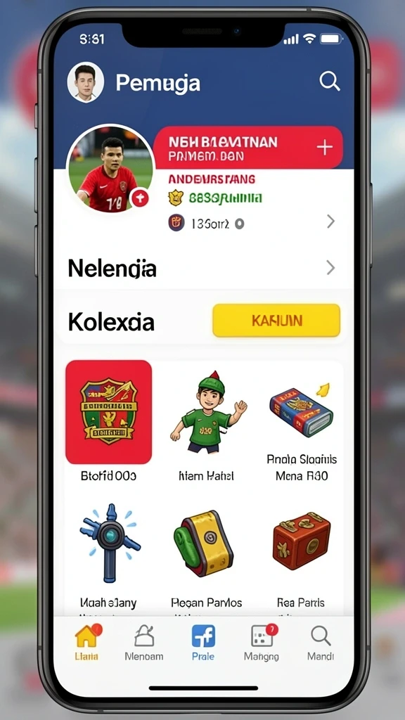 Tampilan awal permainan yang menarik dan intuitif.