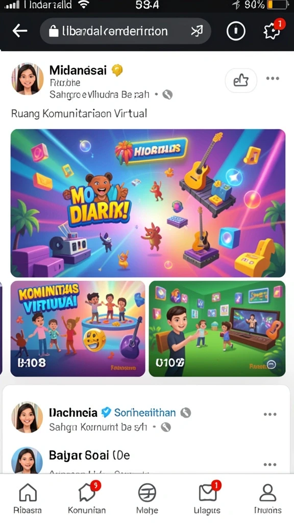 Beragam pilihan permainan yang mengasyikkan.