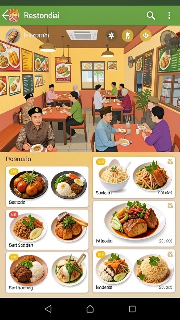 Fitur komunitas untuk berinteraksi dengan pemain lain.