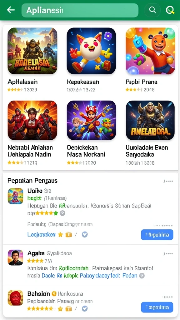 Screenshot level menantang yang harus diselesaikan pemain.