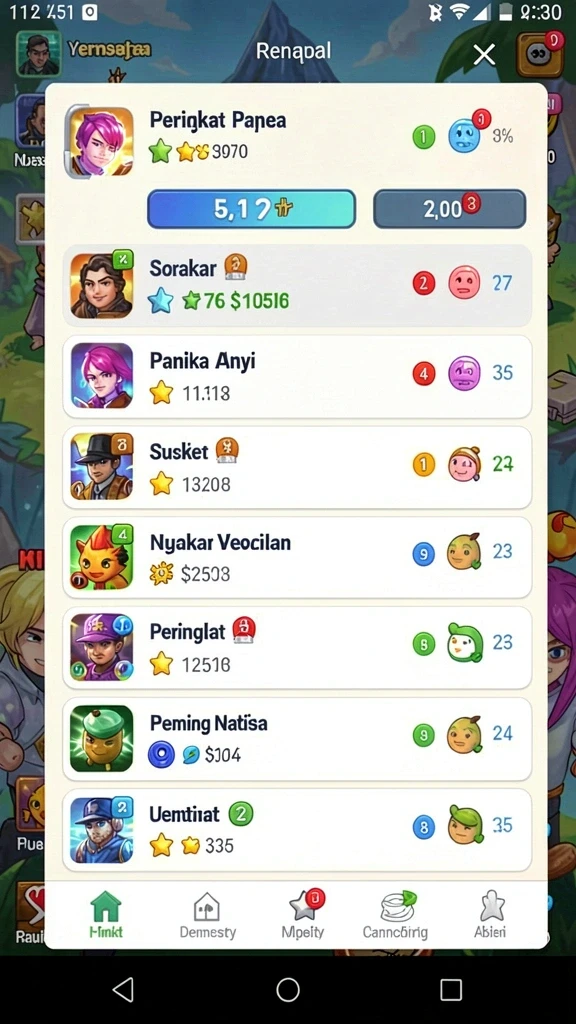 Fitur multiplayer yang memungkinkan bermain dengan teman.