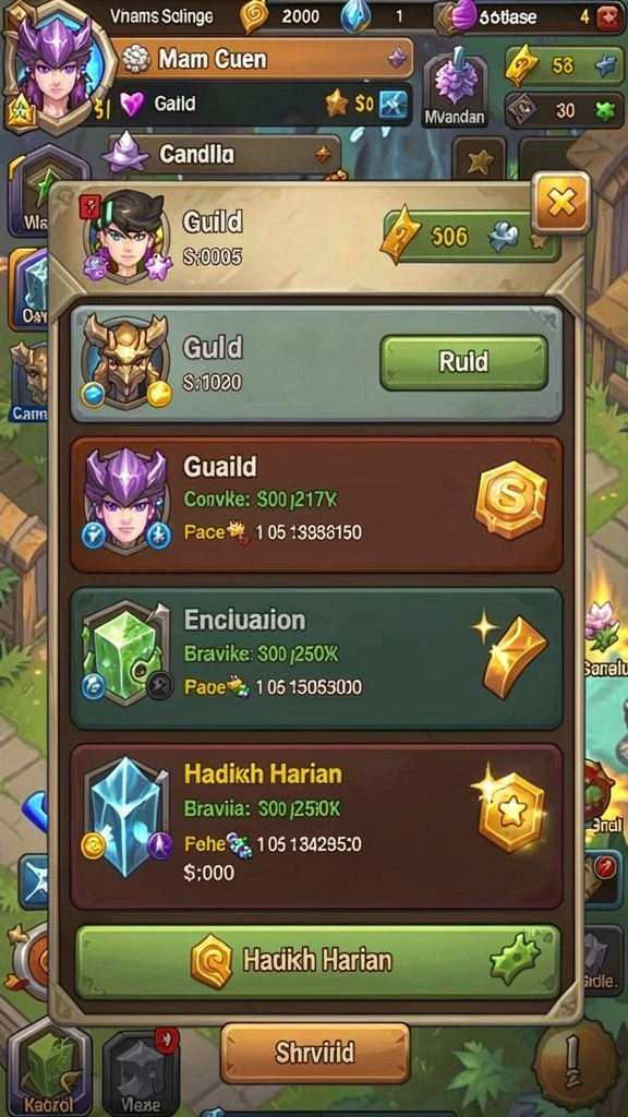 Screenshot menampilkan tampilan level yang penuh warna.