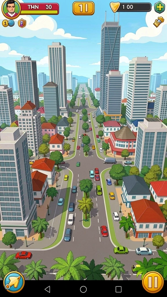 Pilihan power-ups yang bervariasi dan strategis.