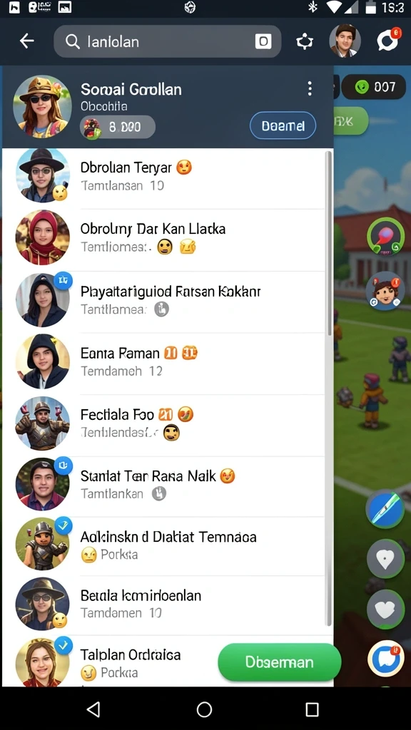 Karakter yang unik dengan kemampuan berbeda.