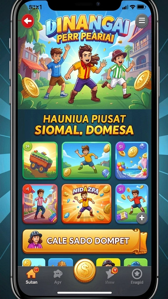 Grafis yang menarik dan penuh warna.