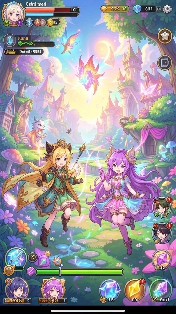 Mini game yang bervariasi dan penuh tantangan.