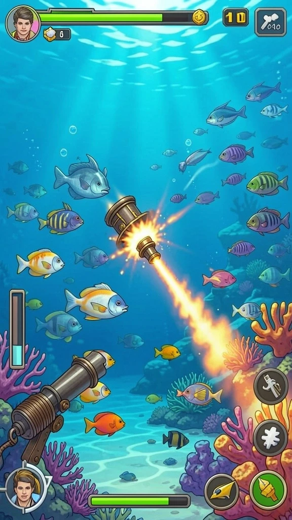 Tampilan antarmuka gameplay yang menarik.