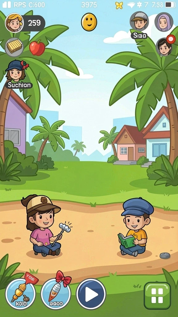 Pemandangan indah dari salah satu level yang menakjubkan.