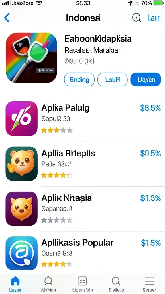 Tampilan antarmuka yang menarik dan user-friendly.