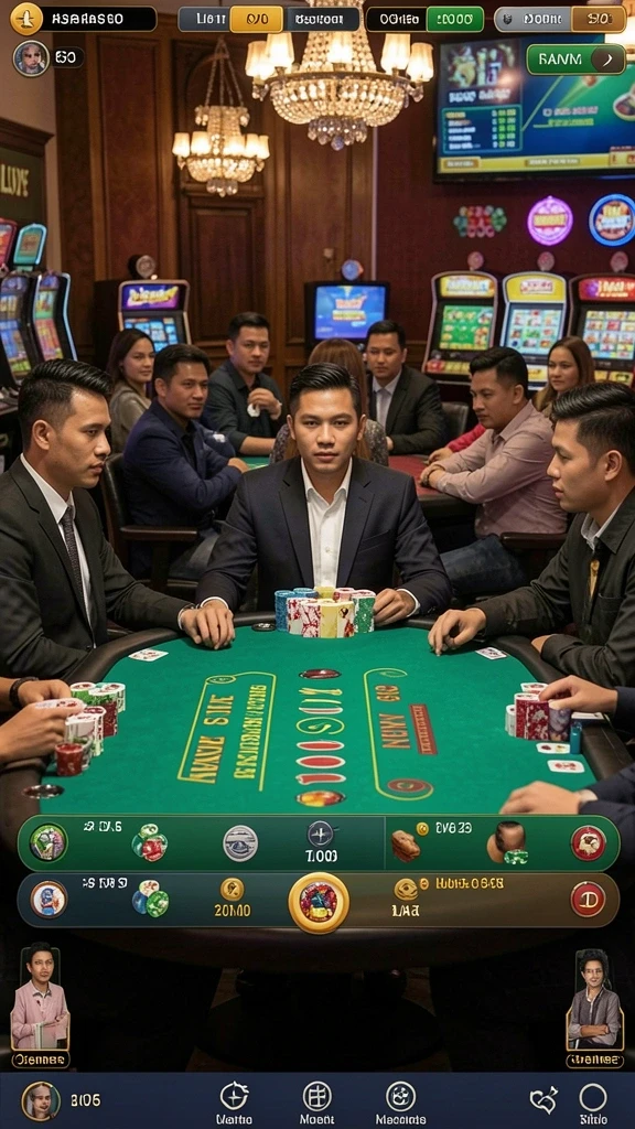 Banyak pilihan permainan menarik yang tersedia.