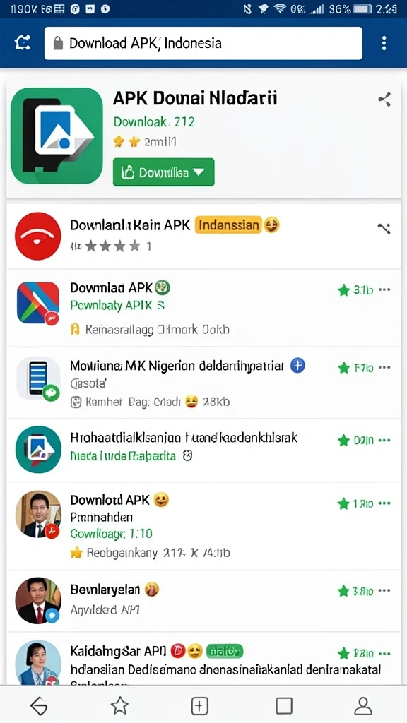 Screenshot dari level yang penuh tantangan.