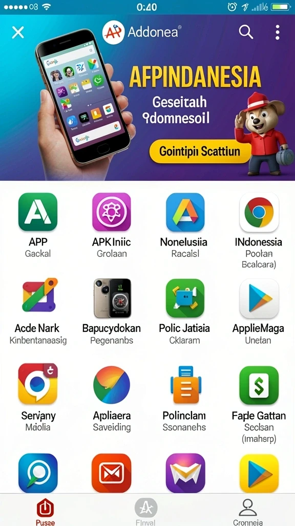 Tampilan antarmuka yang user-friendly.