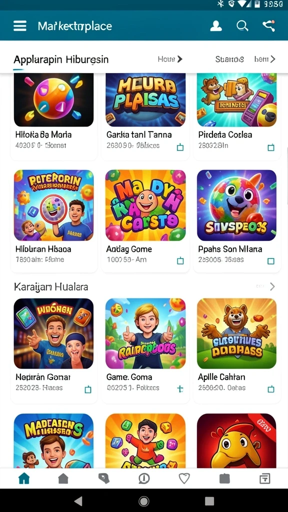 Tampilan menarik dengan grafik yang menawan.