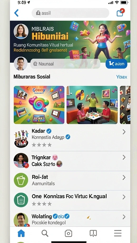 Tampilan grafis permainan yang memukau.