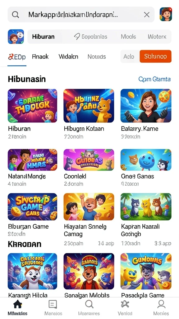Beragam pilihan permainan yang mengasyikkan.