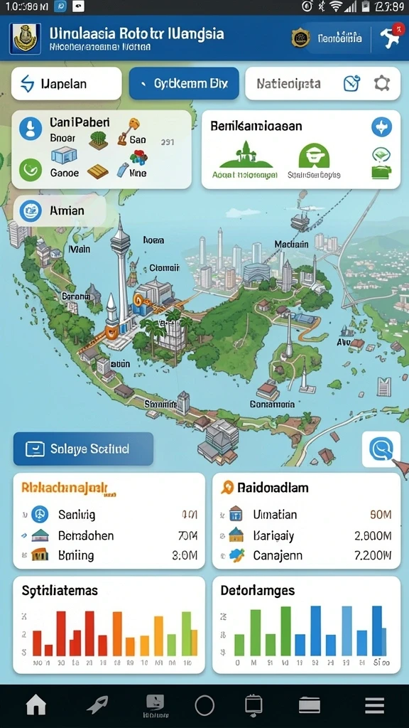 Beragam permainan yang dapat dipilih dalam aplikasi.
