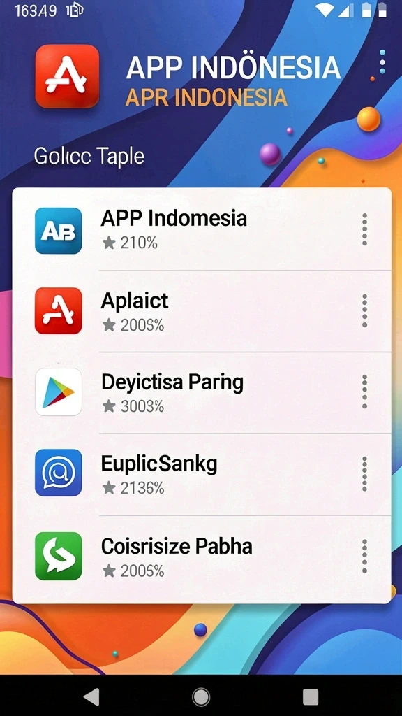 Screenshot menampilkan pilihan permainan slot yang beragam.