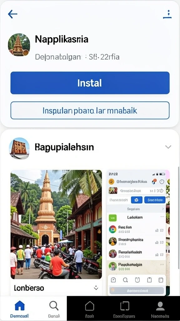 Tampilan antarmuka pengguna yang intuitif dan menarik.