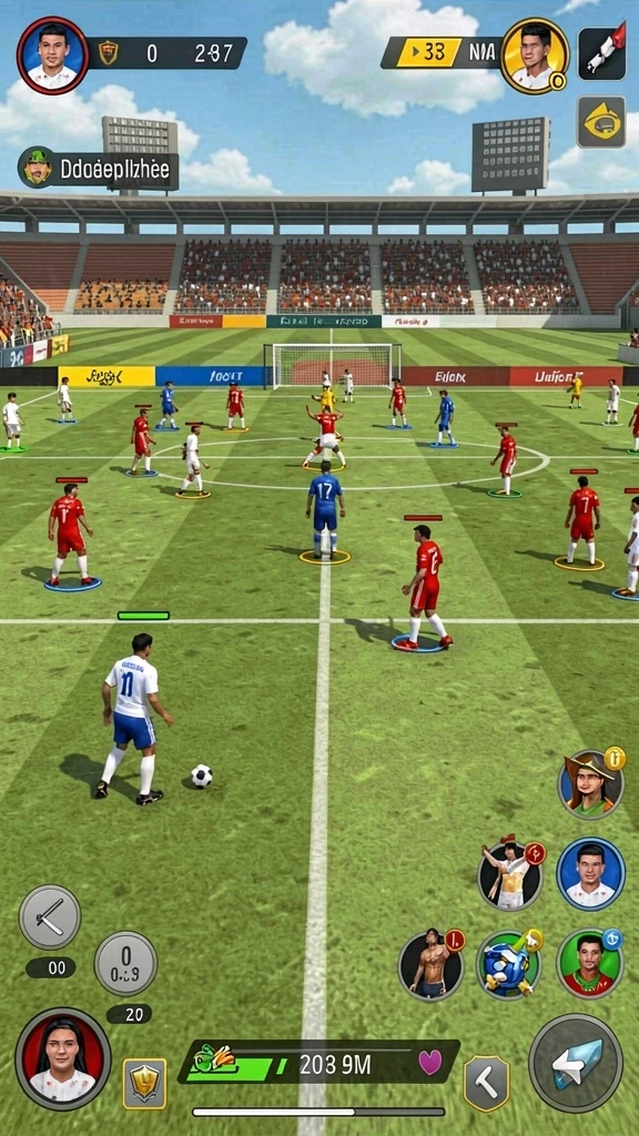 Screenshot menampilkan level menantang dengan pemandangan indah.