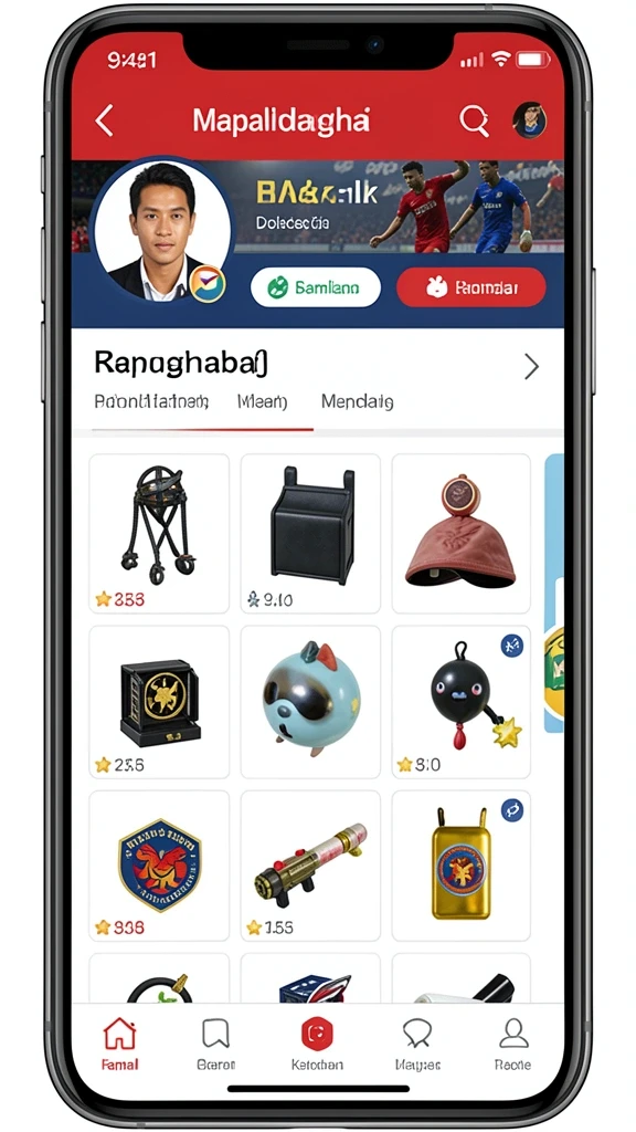 Tampilan antarmuka yang user-friendly.