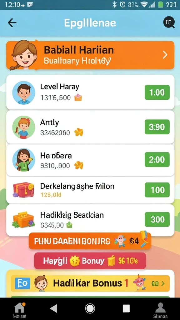 Grafis yang cerah dan menarik.