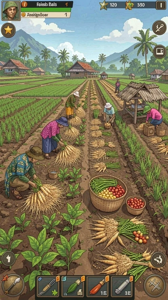 Menjelajahi level yang penuh tantangan dan rintangan.