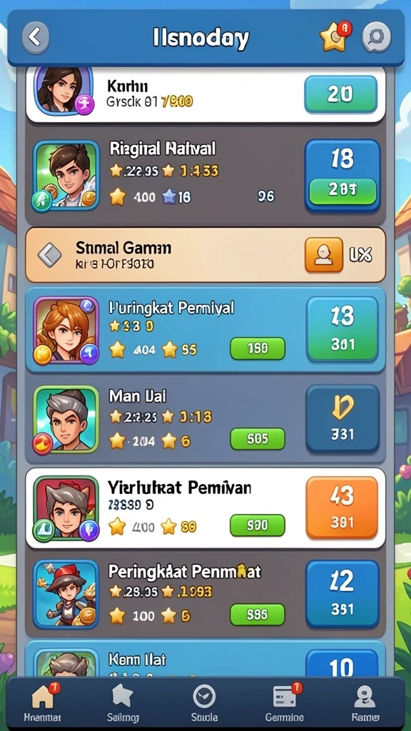 Ilustrasi pertandingan multiplayer dengan teman-teman.
