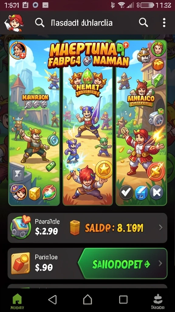 Sistem leveling yang memungkinkan kustomisasi karakter.
