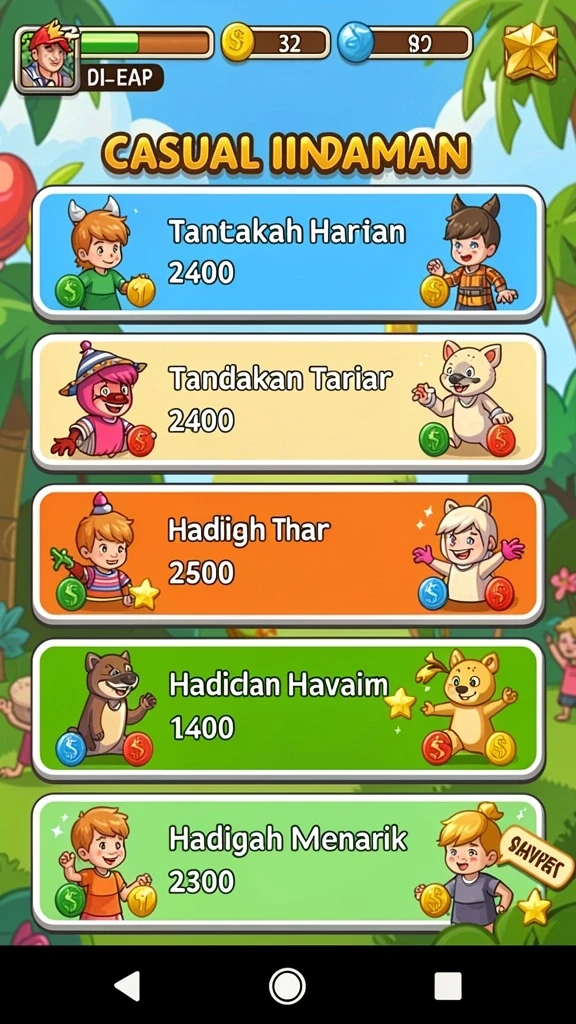 Tampilan antarmuka yang ramah pengguna.