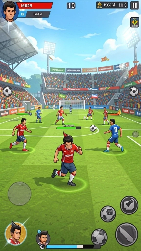 Tangkapan layar menunjukkan grafik yang memukau dan desain level inovatif.