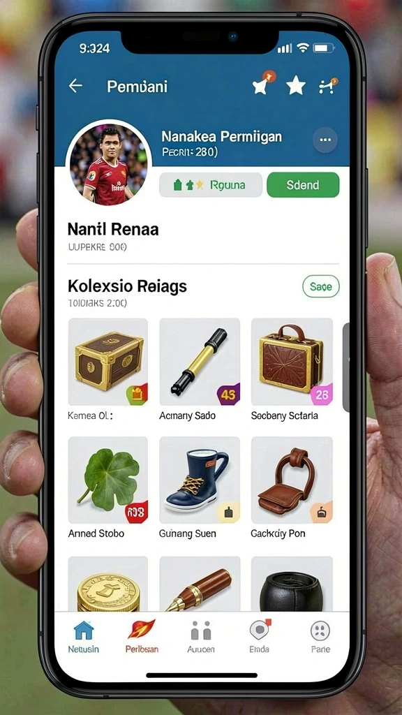 Tampilan antarmuka utama yang menarik dan intuitif.