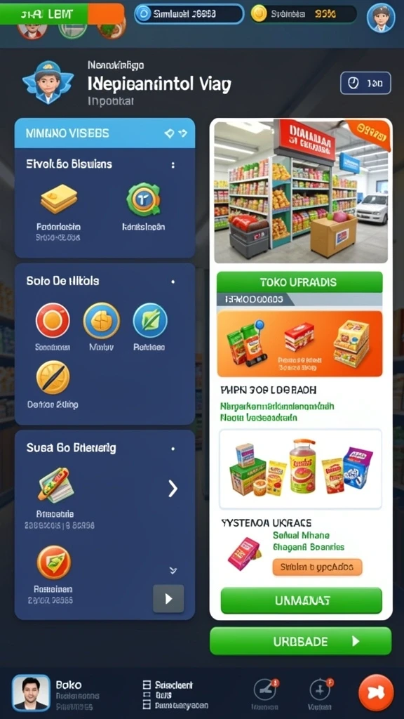 Beragam mode permainan yang siap untuk dimainkan.