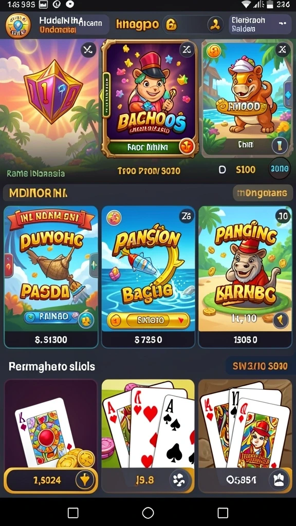Beragam pilihan permainan yang tersedia di WARUNGBET.