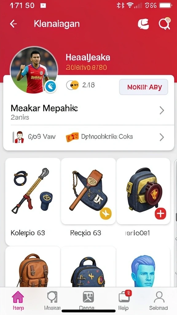 Tampilan antarmuka pengguna yang menarik.