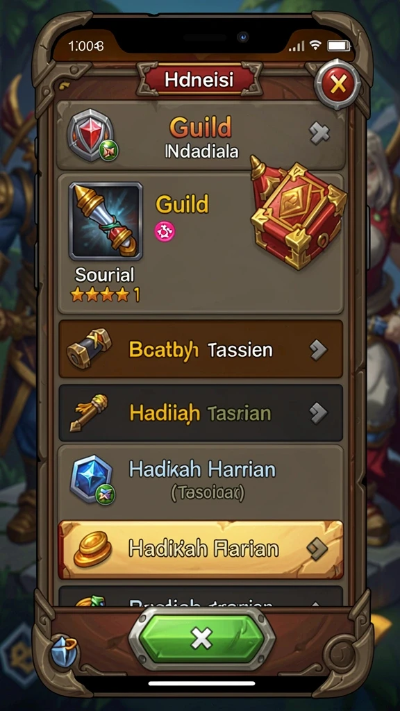Screenshot menunjukkan tampilan awal permainan yang menarik.